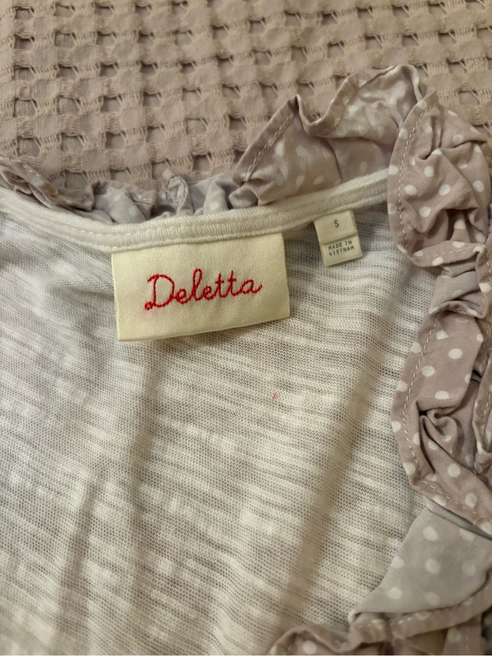 White Sleeveless Ruffle Top - Picture 2 of 3